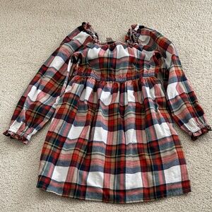 Crewcuts Multicolor Plaid Kids Dress- size 8
